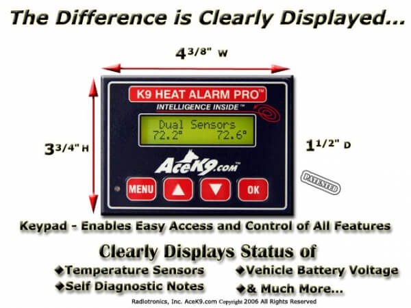 [K9-A-203] - K9 Transport Heat Alarm Unit Option
