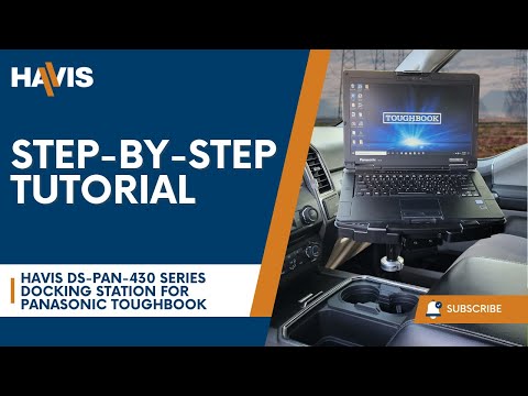 [DS-PAN-434-2] Docking Station For Panasonic TOUGHBOOK 55 Laptop With Standard Port Replication & Dual Pass-Through Antenna Conn