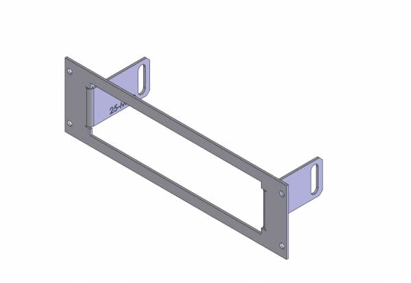 [C-EB25-MRD-1P] - 1-Piece Equipment Mounting Bracket, 2.5" Mounting Space, Fits Motorola Radius & MOTOTRBO™ Radios