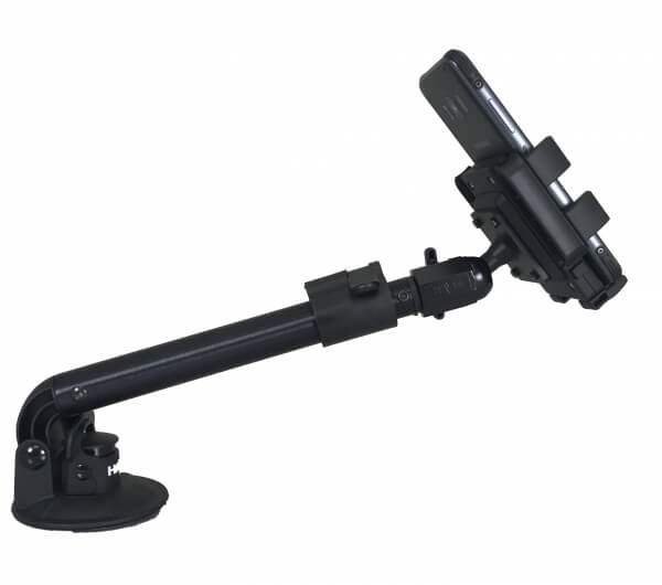 [PKG-WIN-102] - Telescoping Universal Rugged Phone Cradle & Industrial Strength Suction Cup Mount