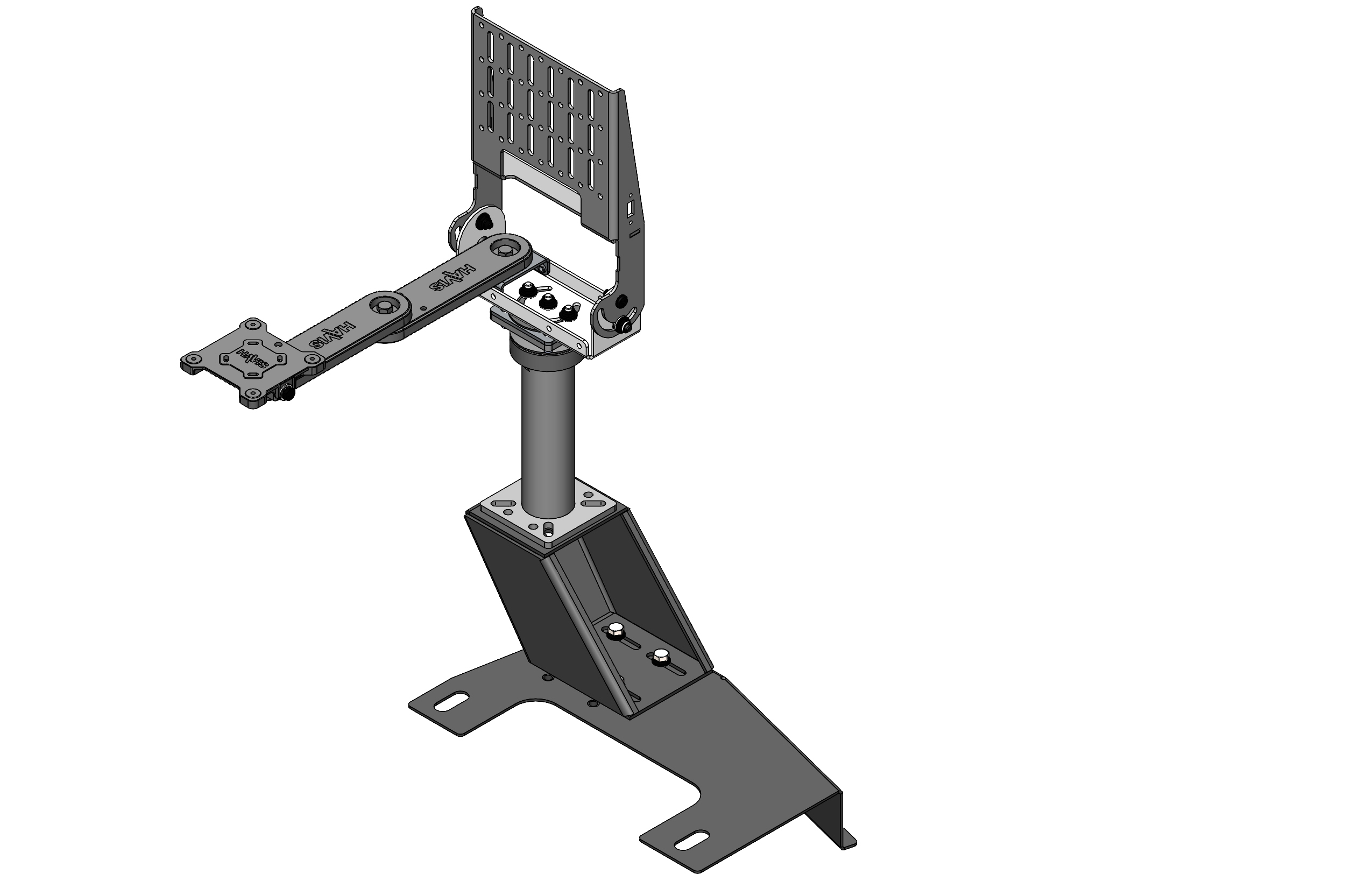 [PKG-PSM-1006-T] Standard Tablet Pedestal Mount Package for 2020-2024 Ford Interceptor Utility and Ford Retail Explorer