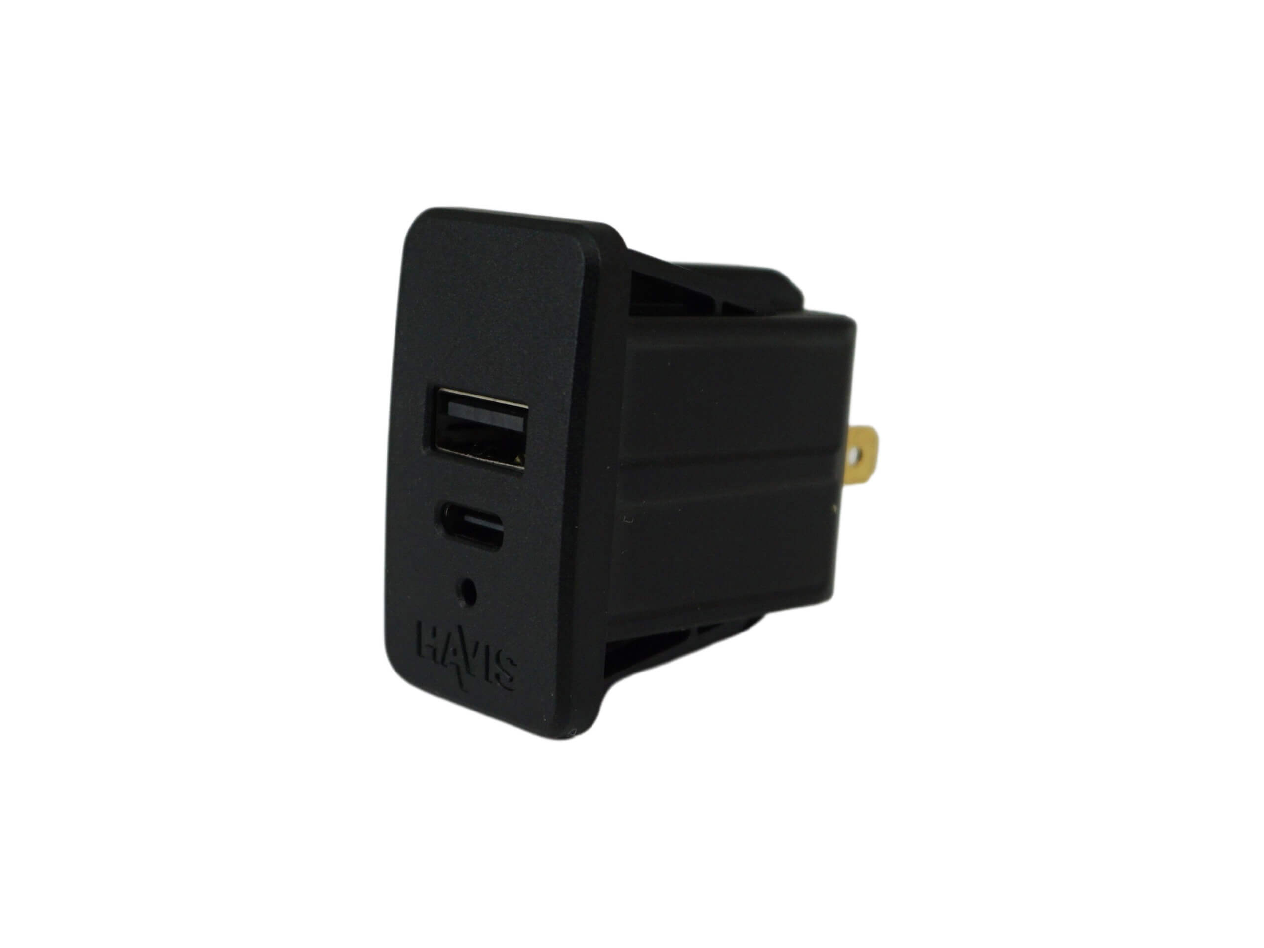 [C-USB-3] USB-C & USB Type A Dual Port Charger