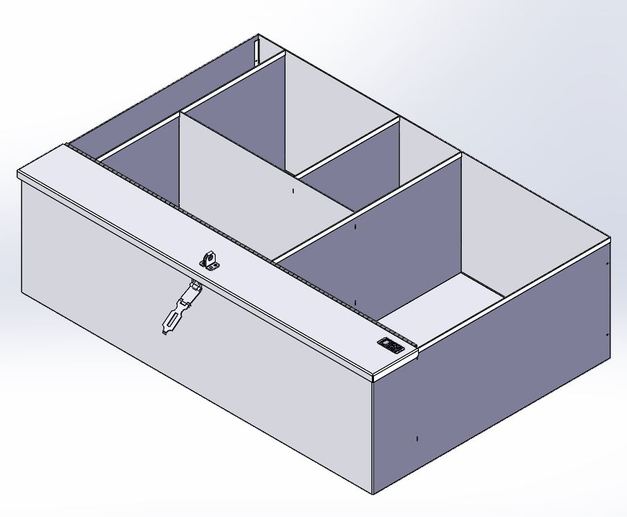[AC-CVLTBOX] - Cargo Organizer with Built-in Lockable Compartment