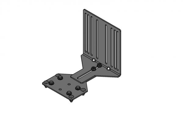 [DS-DA-238] - DISCONTINUED – Printer Mount Adapter Bracket to attach Havis Printer Mounts to Havis docks