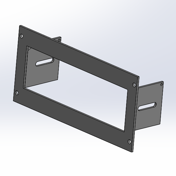 [FP-MAPX6500-02] - 4" Faceplate Motorola APX 6500 02 Remote head
