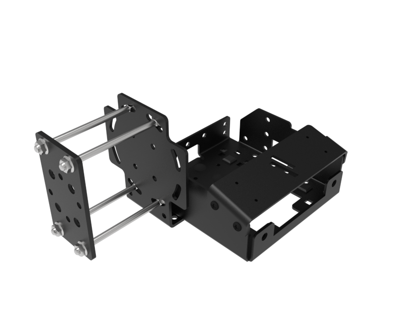 [MH-3004] - Forklift Printer Pillar Mount for Brother RuggedJet 4200 Series Printer
