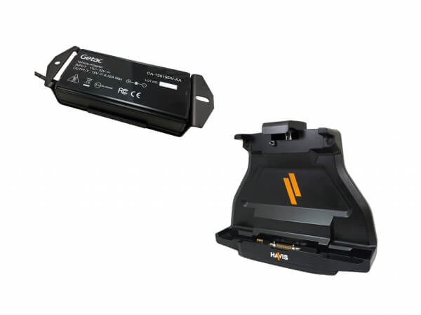 [DS-GTC-222-3] - Docking Station For Getac F110 Tablet With Triple Pass-Thru Antenna Connections & External Power Supply