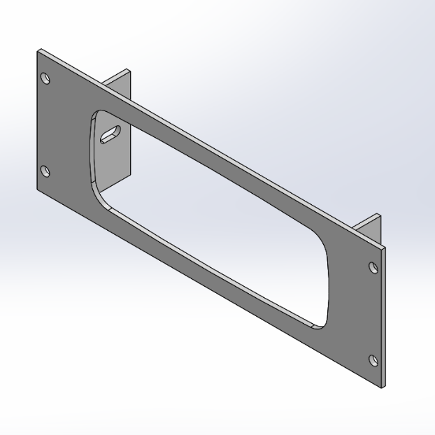 [FP-BKM150-R] - 3" Faceplate Bendix King KNG-M150-R Digital Remote Head