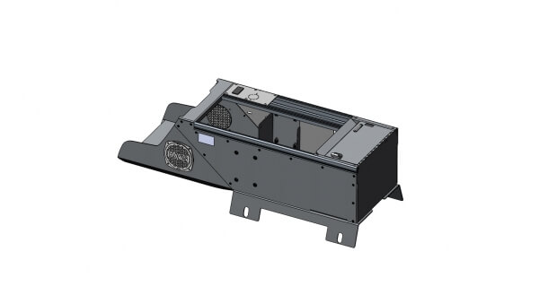 [C-VSW-1900-SILV-PM] - Vehicle-Specific 19" Wide Flat Console With PocketJet 6 & 7 Printer Mount for 2019-2024 Chevrolet Silvera