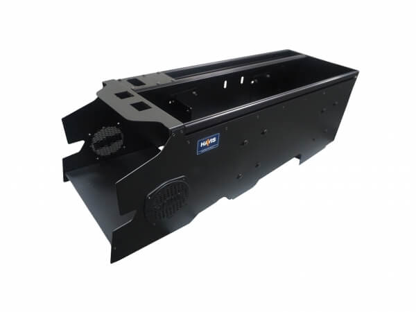 [C-VSW-3000-F150-3] Vehicle-Specific 30" Wide Flat Console for 2021-2024 Ford F-150 Police Responder, Special Service vehicle (S