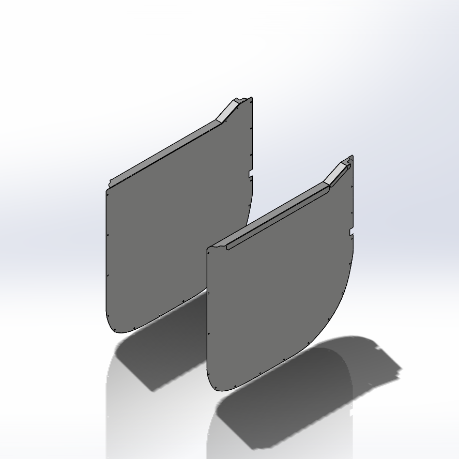 [DP-F150-15-SET] - Ford Trucks F150 Driver & Passenger-side Door Panels