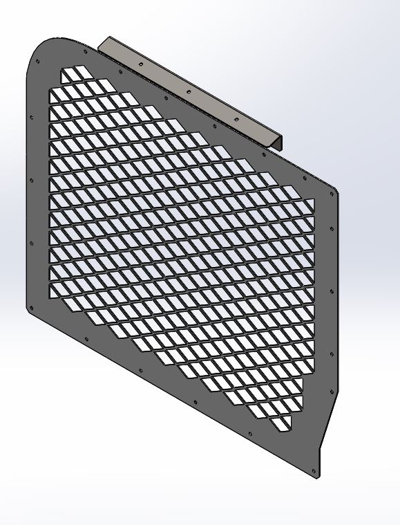 [AC-FTV-H-SD-FW] - Ford 15 Passenger Low-Roof Transit Van Front Hinged-Door Window Screen