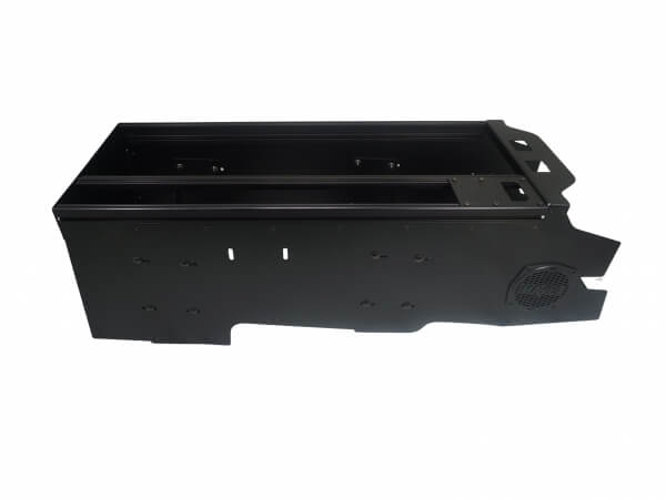 [C-VSW-3000-F150-3] Vehicle-Specific 30" Wide Flat Console for 2021-2024 Ford F-150 Police Responder, Special Service vehicle (S