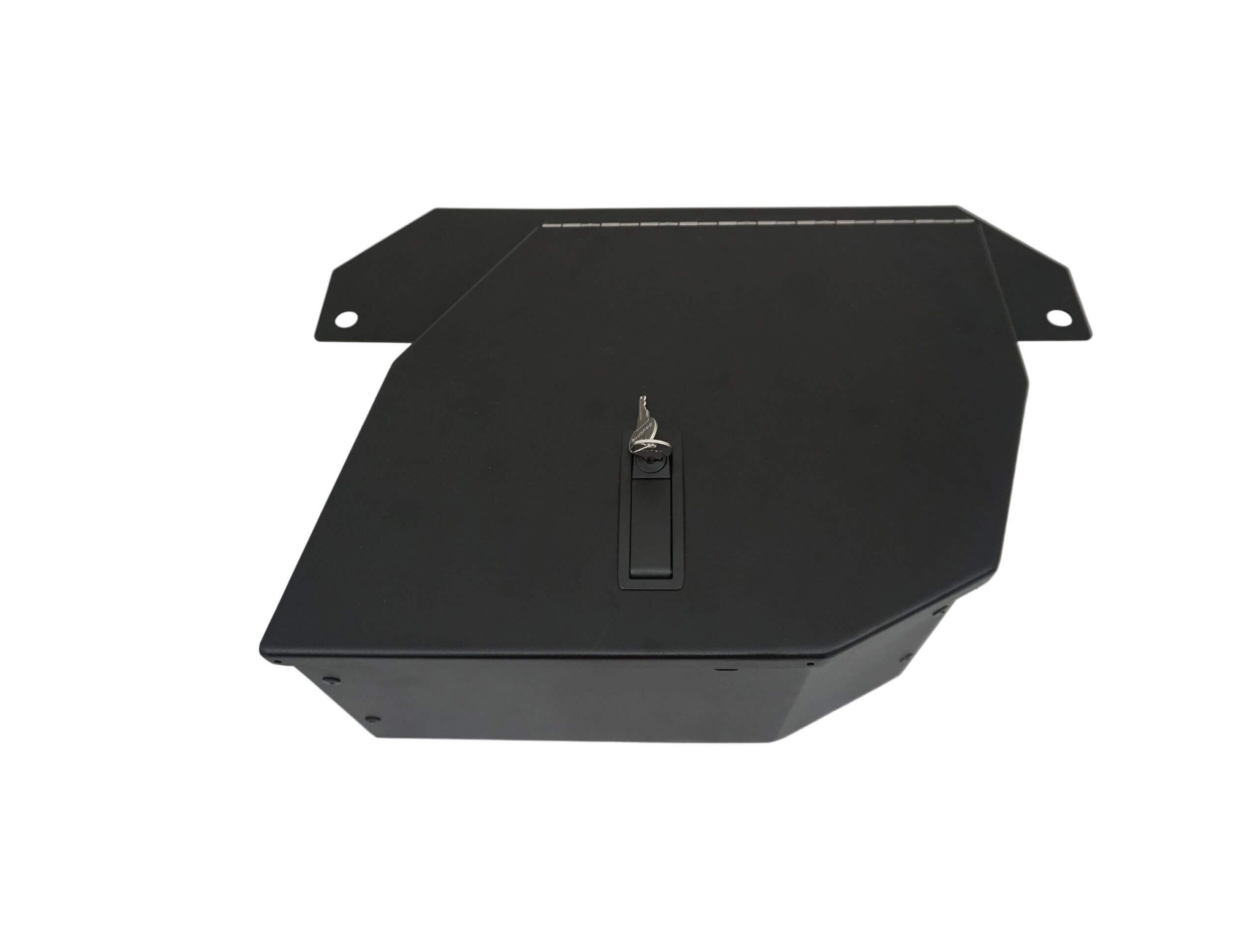 [C-SBX-106-D] Lockable Under-Seat Storage Box for 2020"2023 Dodge Ram 2500 & 3500 Crew Cab Pickup Truck – Driver Side