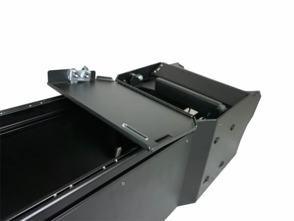 [C-VS-1900-DUR-PM-2] Vehicle-Specific 19" Flat Console with PocketJet 8 Internal Printer Mount for 2021-2024 Dodge Durango Pursu