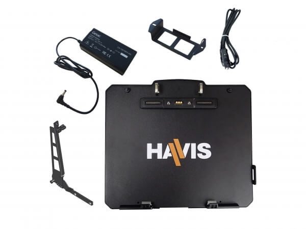 [PKG-DS-GTC-1005] - Package – Docking Station For Getac K120 Convertible Laptop With External Power Supply & Screen Support