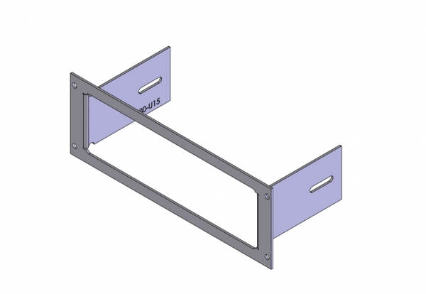 [C-EB30-U15-1P] - 1-Piece Equipment Mounting Bracket, 3" Mounting Space, Fits Uniden BCT15