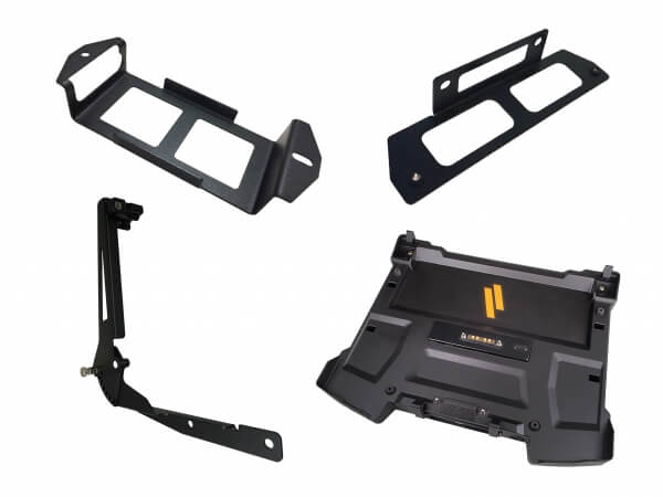 [PKG-DS-GTC-619] - Package – Docking Station For Getac S410 Notebook With Power Supply Mounting Bracket & Screen Support