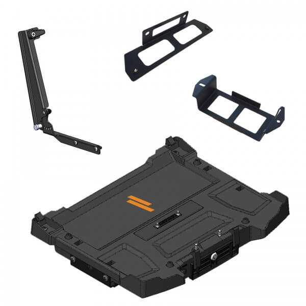 [PKG-DS-GTC-619] - Package – Docking Station For Getac S410 Notebook With Power Supply Mounting Bracket & Screen Support