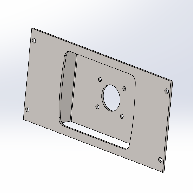 [FP-RAK9TEMP] - 4" Faceplate Ray Allen K-9 Temp Read-Out