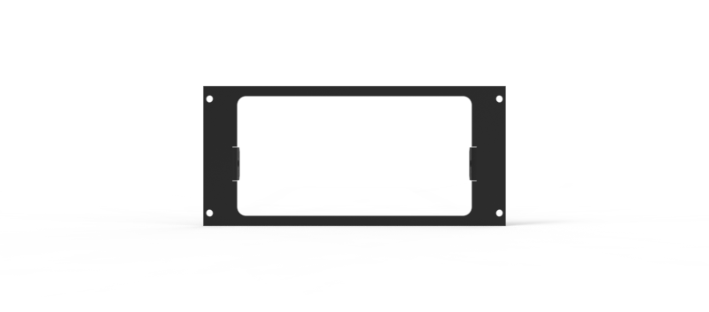 [C-EB40-CCS-1P] - 1-Piece Equipment Mounting Bracket, 4" Mounting Space, Fits Whelen Cencom CCSRN, CCSRNTA, MPC03, & CCTL7 Core