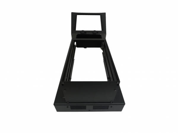 [C-VS-0814-RAM-2] - Vehicle-Specific 22" Angled Console For 2013-2024 Dodge Ram 1500 Special Services Police Truck