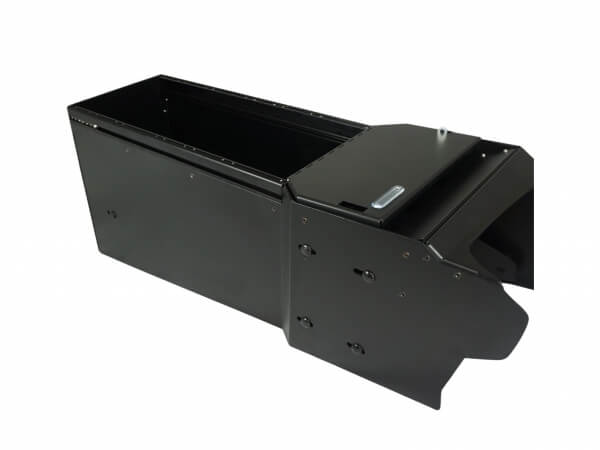 [C-VS-1900-DUR-PM-2] Vehicle-Specific 19" Flat Console with PocketJet 8 Internal Printer Mount for 2021-2024 Dodge Durango Pursu