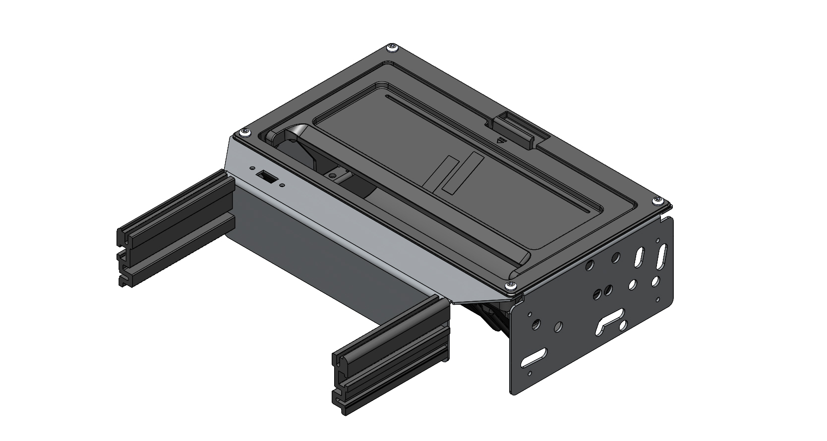 [C-PM-134-PC] Brother PocketJet 8 Printer Mount for Ford Interceptor Utility