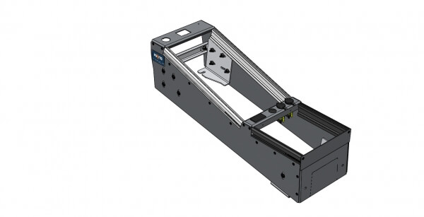 [C-VS-1508-INUT] - Vehicle-Specific 23" Angled Console for 2020-2024 Ford Interceptor Utility