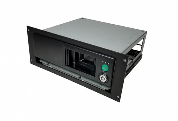 [C-EB35-GDV-1P] - 1-Piece Equipment Mounting Bracket, 3.5" Mounting Space, Fits Getac Video DVR Model VR-X20