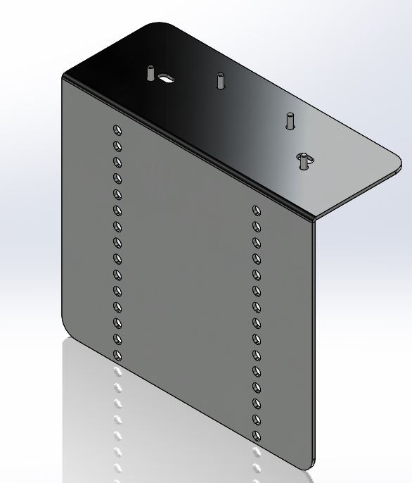 [AC-SIDEARM-9] - 9" Side-Mount Arm Rest