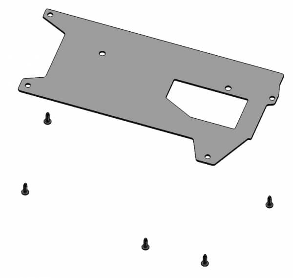 [C-EBX-FS-1] - Equipment Bracket Kit for VSX Consoles Front Tray Siren Light Control – Federal Signal