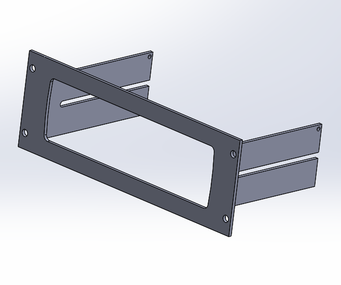 [FP-KENNX5M-D] - 3" Faceplate Kenwood NX5000 One-Piece Unit