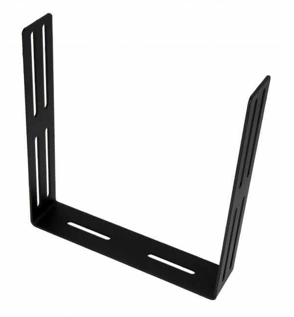 [C-B2] - 1-Piece U Shaped Universal Individual Vehicle Mounting Bracket, 10"h X 9.13" Wide