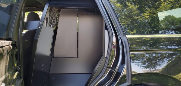 [K9-A-112] - Dual K9 Divider With Door For 2018-2024 Ford Expedition – White