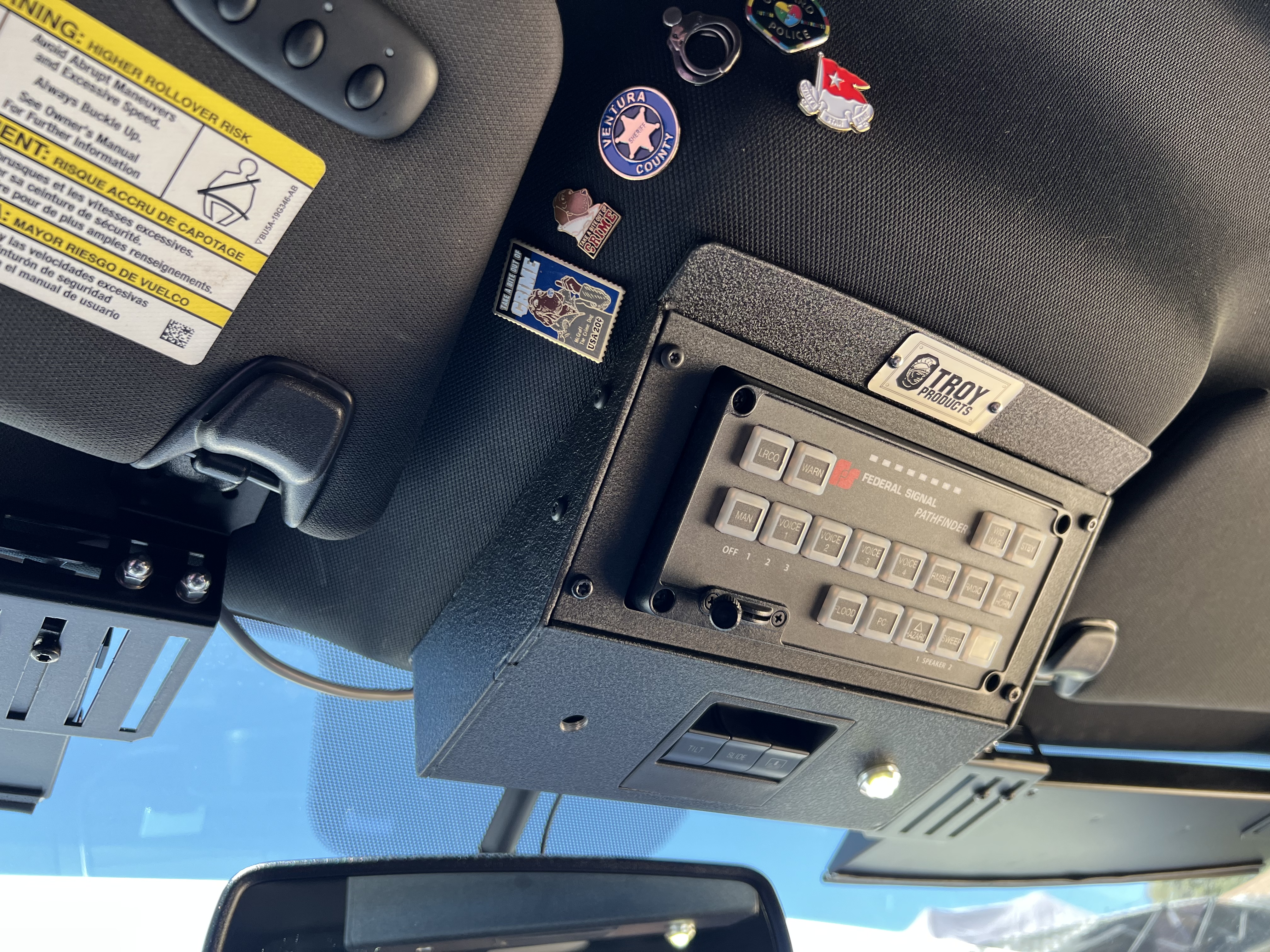 [CC-G-OH-UV] - Ford Police Interceptor Utility Overhead Console