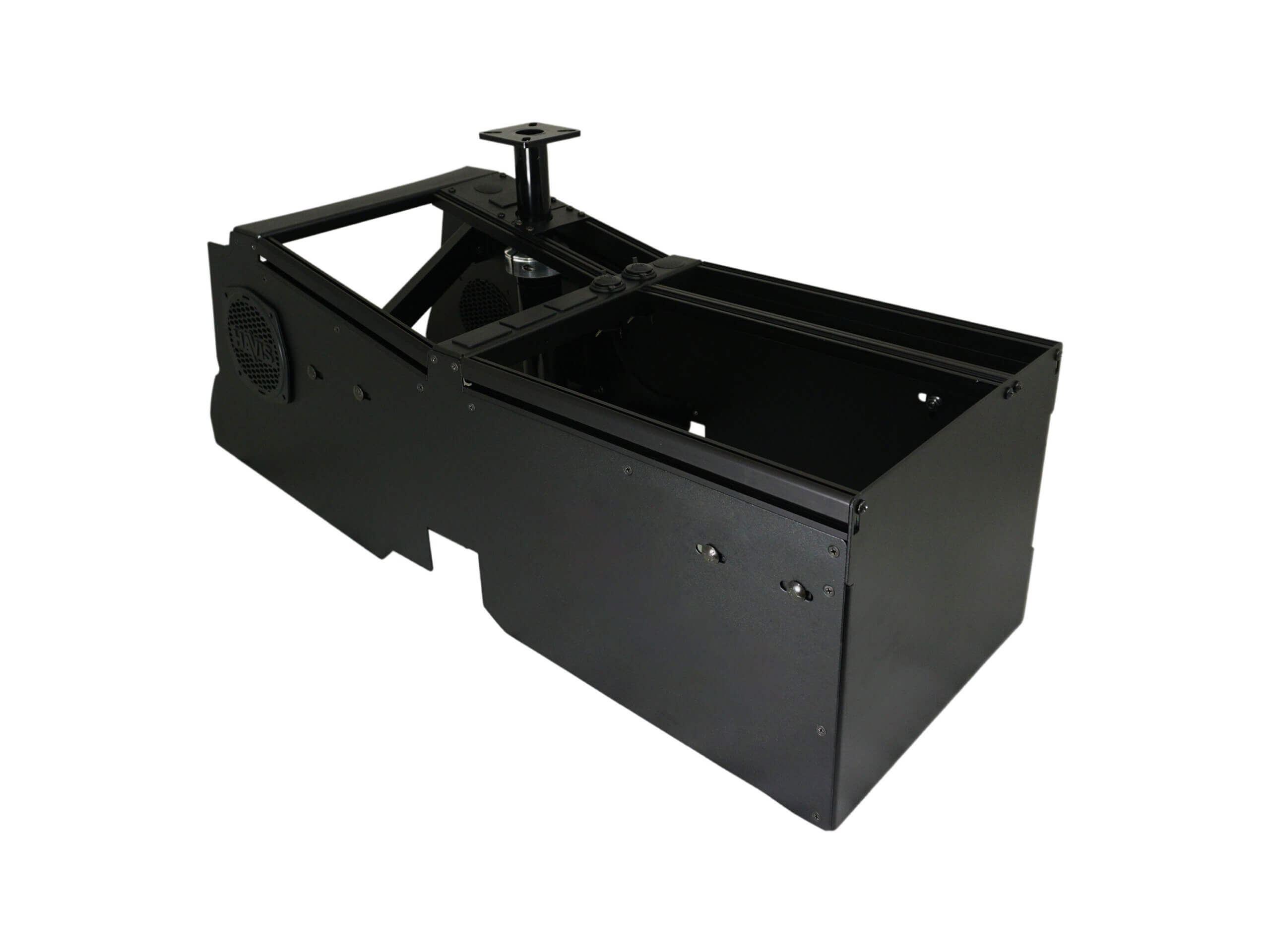 [C-VSW-1014-RAM] Vehicle-Specific 24" Wide Angled Console for 2022-2024 RAM DJ 2500 without Manual Transfer case shifter and OEM