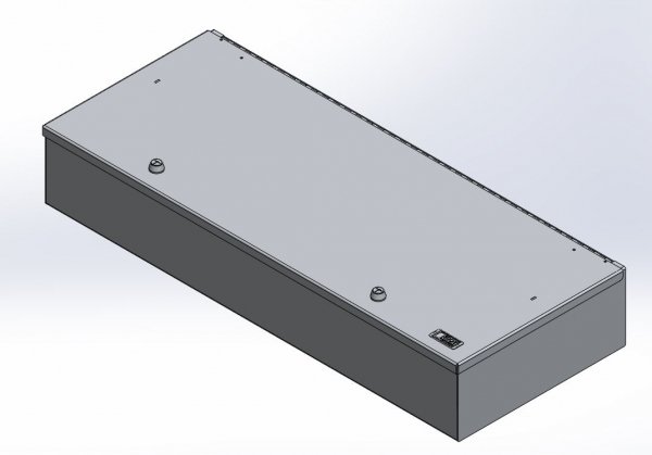 [CP-AR-37156-TL] - Storage Vault, 37" W x 15" L x 6" H Single drawer with Medeco Cam Lock on Top Lid and Foam Pad