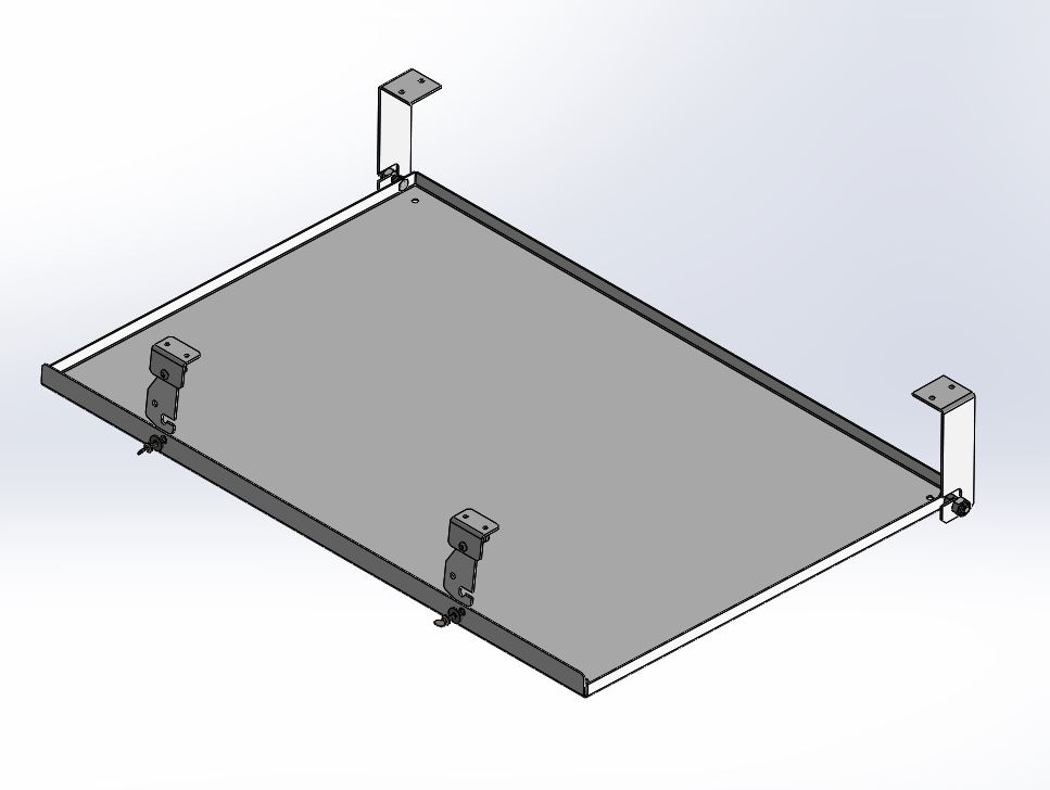 [AC-20-UV-TRAY] - 2020+ Ford Police Interceptor Utility Tilt Down Electronics Tray