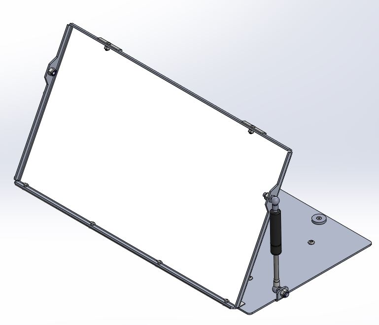 [CP-MSWB-GS-SH] - Command Post Accessory, 21" W x 12" L Whiteboard Module with Magnetic Steel-back
