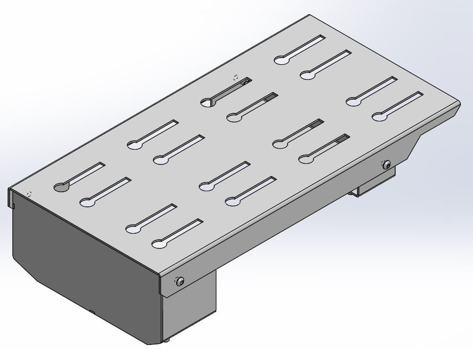 [AC-F150-15-MNT] - Ford Truck F150- F550 / Expedition Console Floor Plate with Foot Brackets