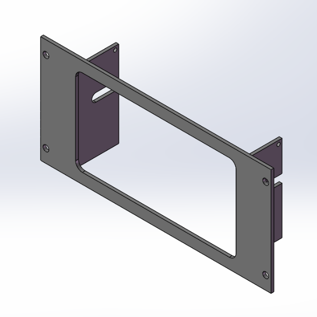 [FP-WS295HFS9] - 4" Faceplate Whelen 295SLS and 295HFS Hands-Free Siren