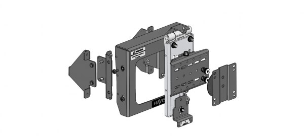 [C-DMM-3011] - Heavy-Duty Dash Mount for 2013-2024 Dodge Ram 1500, 2500, 3500 Retail, 1500 Special Services Police, and 1500 Tra