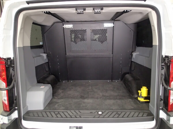 [P-MFK-16] - Rear Partition Filler Panel Mount Kit For 2015-2024 Ford Transit Low Roof, 130" WB, 8 Passenger Window Van