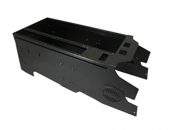 [C-VSW-2400-F150-1] Vehicle-Specific 24" Wide Flat Console for 2021-2024 Ford F-150 Police Responder, Special Service vehicle (S