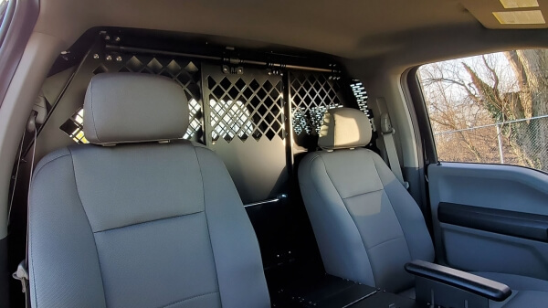 [K9-F23-1-B] - Standard K9 Transport System For 2017-2024 Ford F-Series  – Black