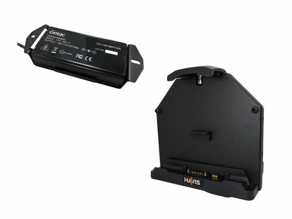 [DS-GTC-802-3] - Docking Station For Getac A140 Tablet With Triple Pass-Thru Antenna Connections & External Getac Power Supply