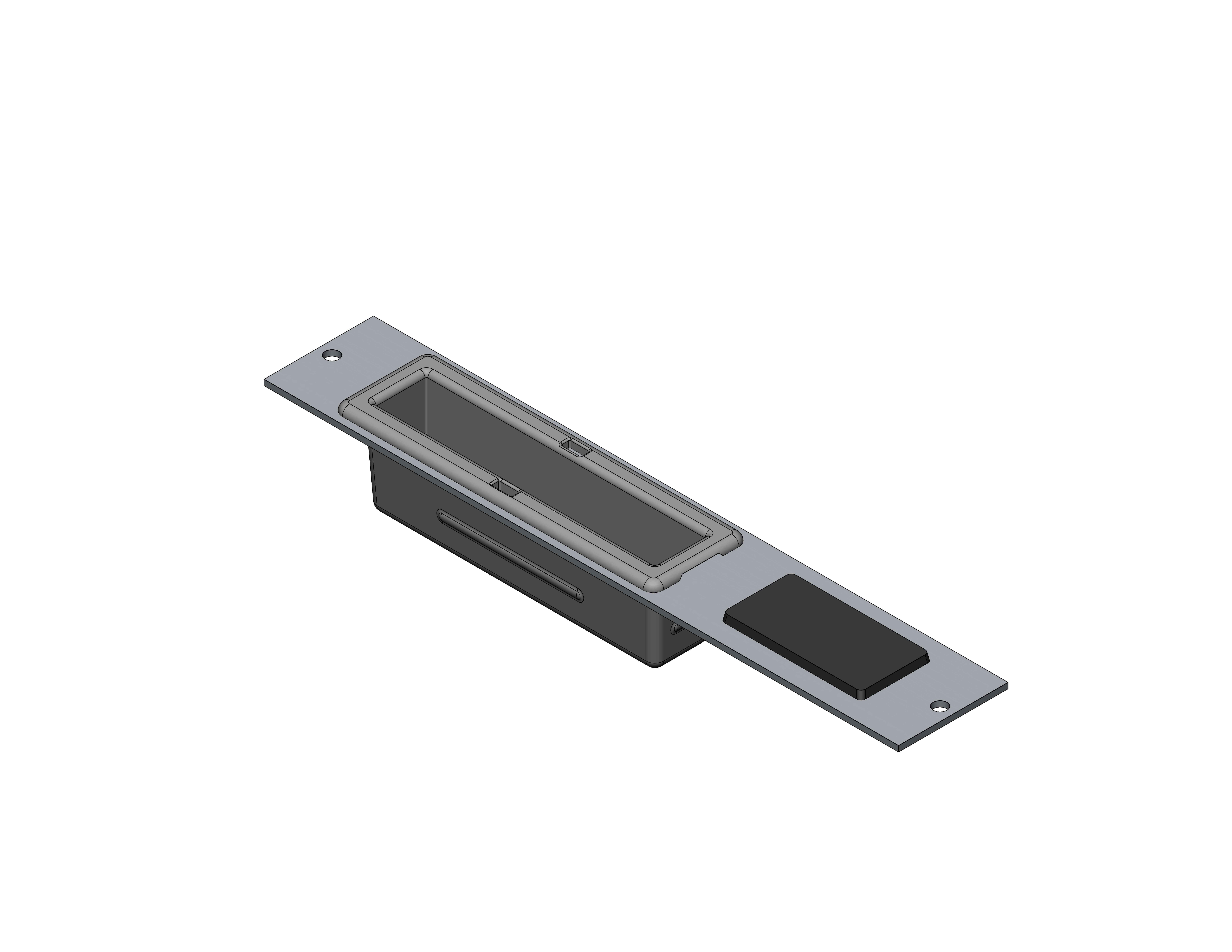 [C-AH-15-PS1] - 1.5" Accessory Holder with Switch/USB Cutout