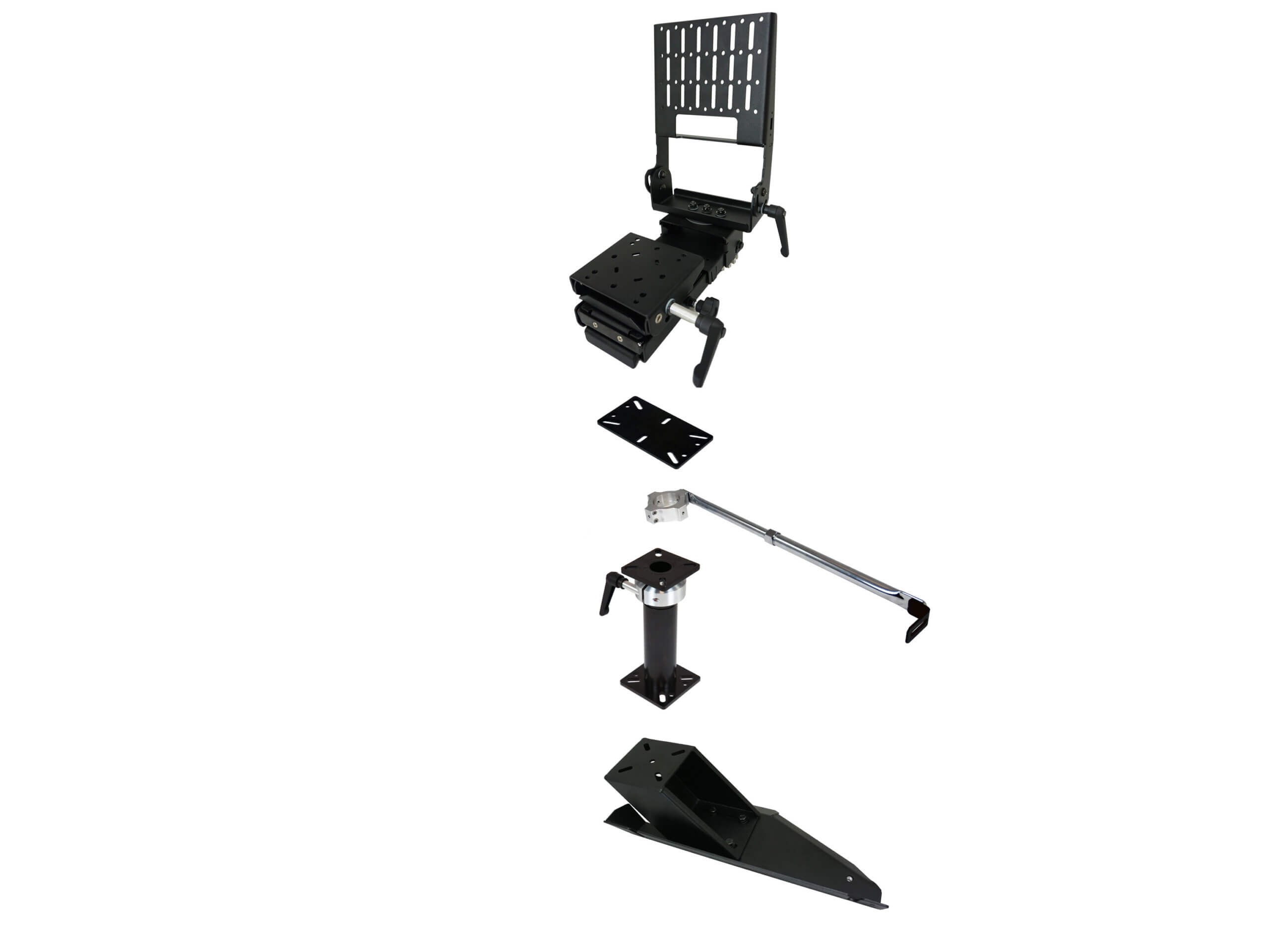 [PKG-PSM-352-T] Premium Tablet Pedestal Mount Package For 2013-2023 Dodge Ram 1500 Special Services Police Truck, Tradesman & 15