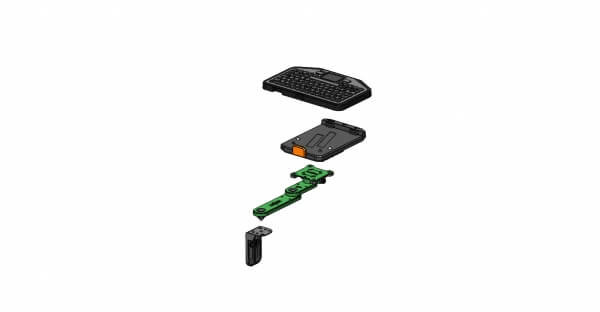 [PKG-KBM-106-1] - Premium Package – USB Keyboard With Mount (No Emergency Key)